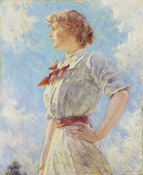 Against the Sky, 1911, Robert Lewis Reid