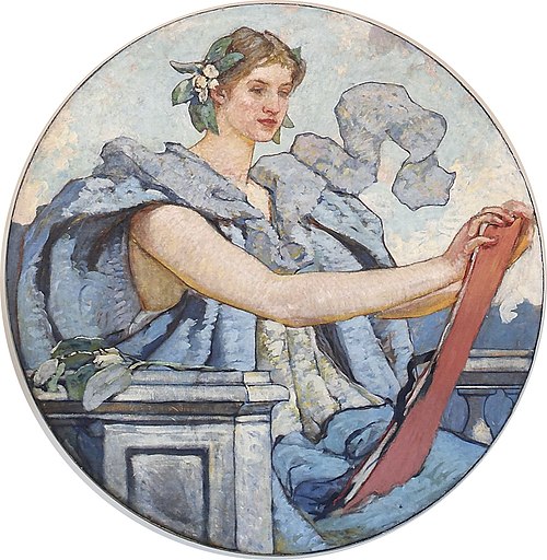 Wisdom Mural, 1896, Robert Lewis Reid