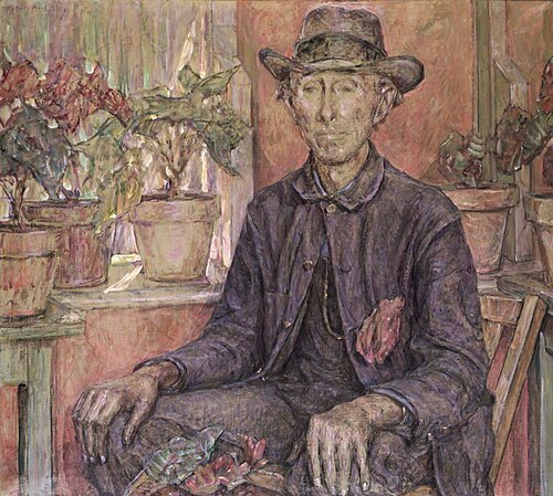 The Old Gardener, 1921, Robert Lewis Reid