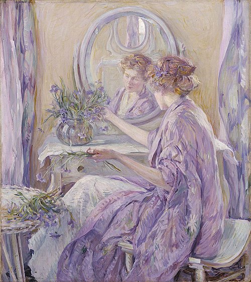 The Violet Kimono, 1910, Robert Lewis Reid