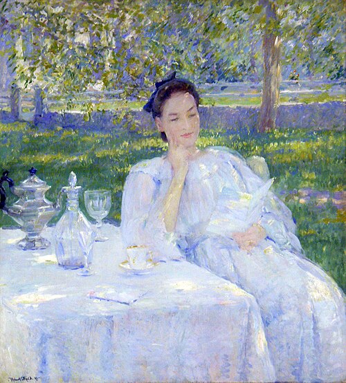 In the Garden, 1911, Robert Lewis Reid