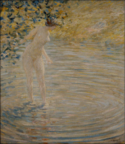 Bathing in a Stream, 1893, Robert Lewis Reid