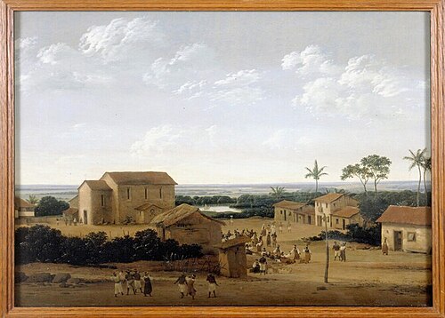 Village in the province Pernambuco in Brazil, 1654, Frans Post