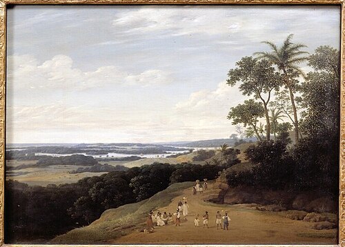 Brazilian landscape, 1650, Frans Post