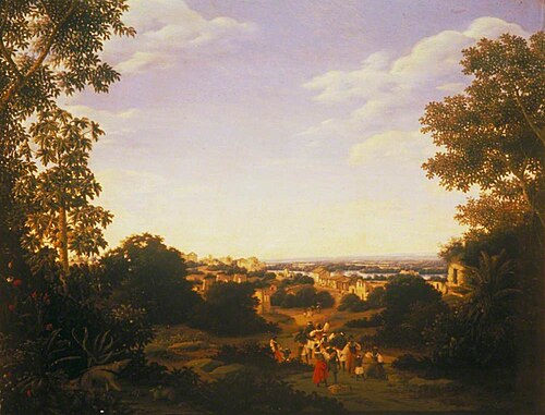 Brazilian Landscape with Native Figures, 1666, Frans Post