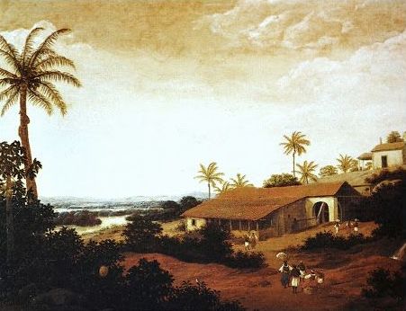 Sugar mill with a chapel, 1667, Frans Post