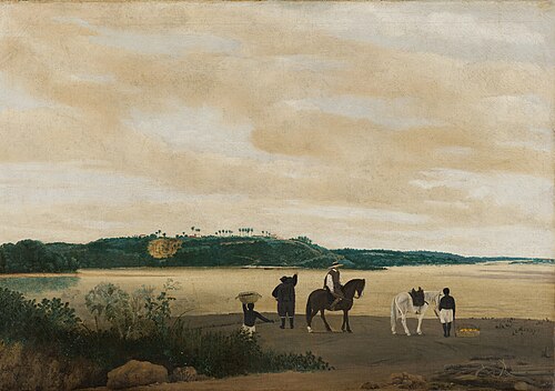 View on Tamaracá Island, Brazil, 1637, Frans Post