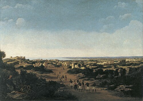 Vue des ruines d'Olinda, Brésil, 1665, Frans Post