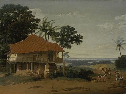 Brazilian Landscape with a Worker's House, 1655, Frans Post