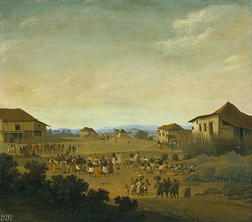 A Village in Brazil, 1662, Frans Post