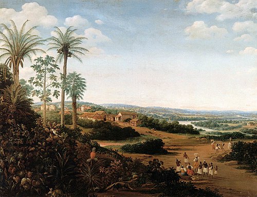 The Village of Serinhaem in Brazil, 1650, Frans Post
