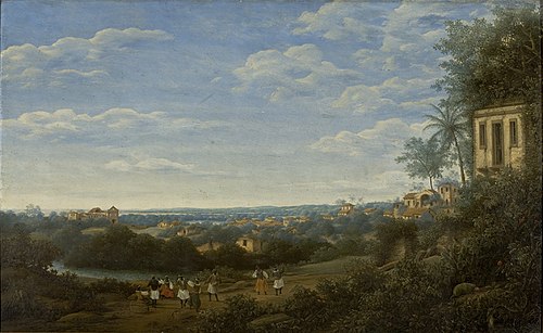 Landscape of Pernambuco with Manor House, 1665, Frans Post