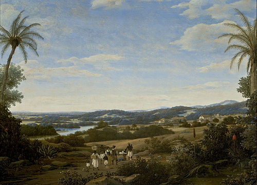 Landscape with an Ant Bear, 1650, Frans Post