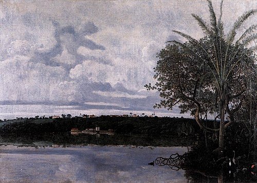 View of Frederica City in Paraiba, 1638, Frans Post