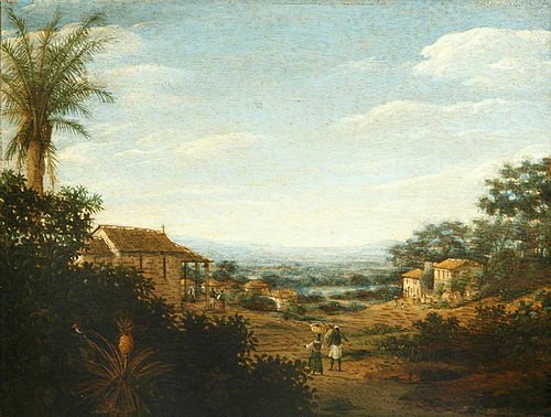 A Village in Brazil, 1675, Frans Post