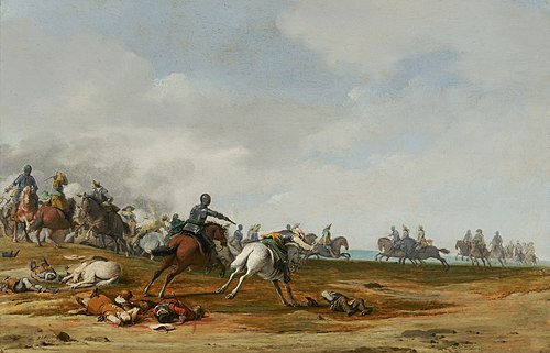 Cavalry Engagement, 1631, Pieter Post