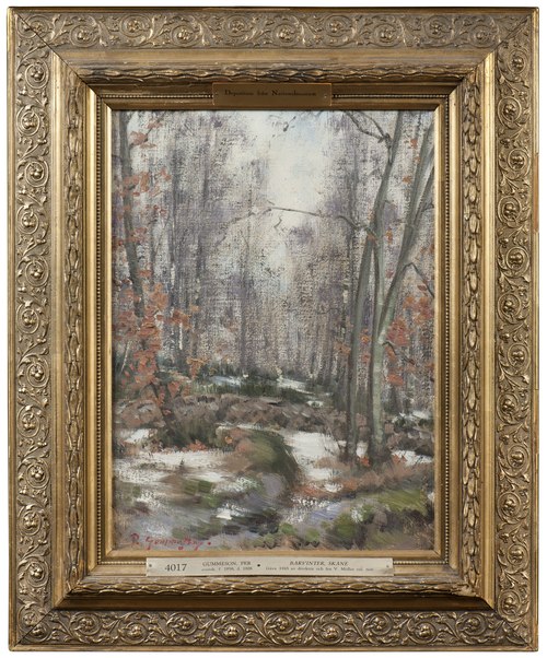 Snowless Winter. Motif from Skåne, , Per Gummeson