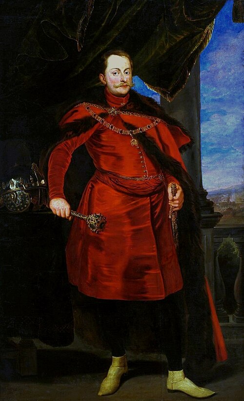 Portrait du prince héritier Ladislas Sigismond Vasa en costume polonais., 1626, Pieter Claesz Soutman
