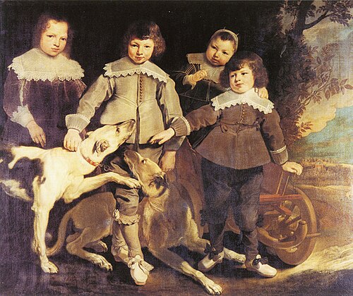Group of four children - 1641, 1641, Pieter Claesz Soutman