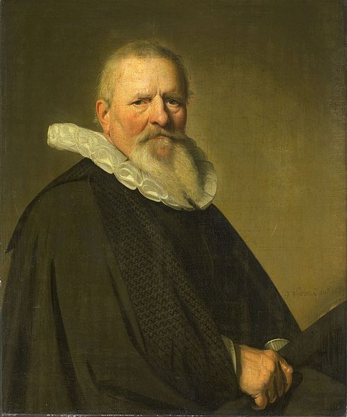 Pieter Jacobsz Schout (1570-1645). Burgomaster of Haarlem, 1641, Jan Cornelisz. Verspronck