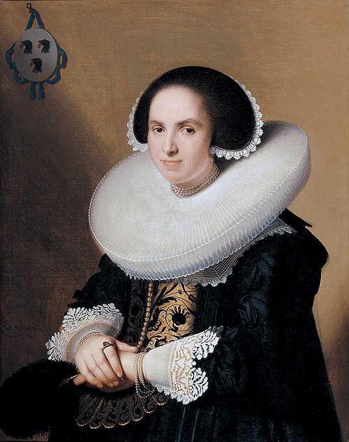 Portrait of Willemina van Braeckel, 1637, Jan Cornelisz. Verspronck