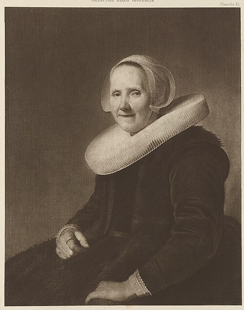 Portrait d'une dame âgée, 1644, Jan Cornelisz. Verspronck