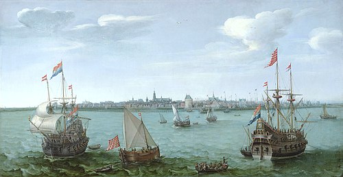 View of Hoorn, 1622, Hendrick Cornelisz Vroom