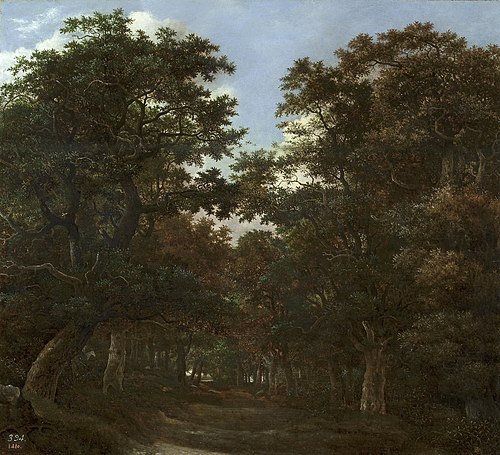 Forest with Rider and Dogs, 1625, Hendrick Cornelisz Vroom