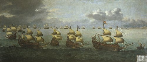 The Return of Prince Charles from Spain, 5 October 1623, 1623, Hendrick Cornelisz Vroom