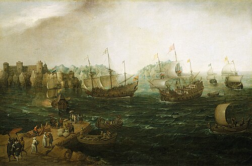 Ships Trading in the East, 1614, Hendrick Cornelisz Vroom