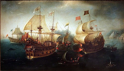 Batalha Naval, 1700, Hendrick Cornelisz Vroom