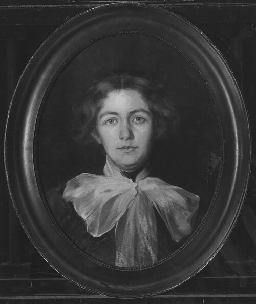 Thyra Haagen (1876-1945), född Hesselbom, gift med konstnären Jean Haagen, , Jean Haagen