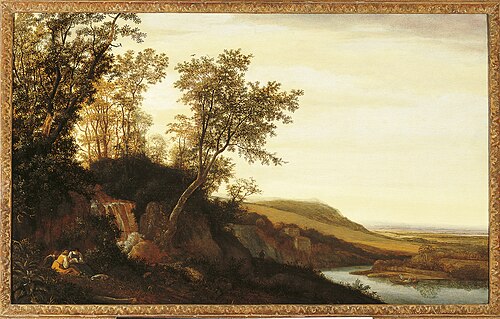 Idyllic landscape, 1638, Cornelis Vroom