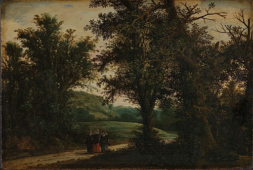 A Forest Landscape, 1625, Cornelis Vroom