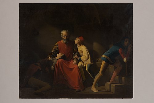 Ugolin et ses fils, 1848, Émile Vernet-Lecomte