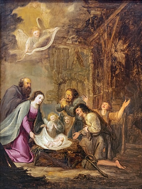 La Nativité, 1650, Jacob de Wet