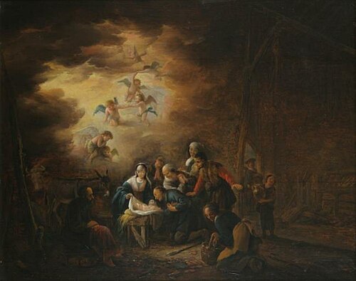 Adoration of the Shepherds, 1670, Jacob de Wet
