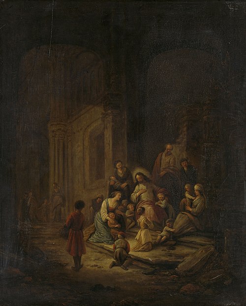 Christ bénissant un enfant, 1650, Jacob de Wet