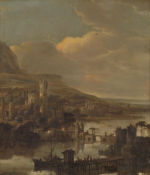 Vue de rivière, 1650, Jacob de Wet