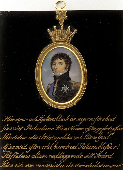 Kung Karl XIV Johan, 1815, Gustaf Hieronymus Hallman
