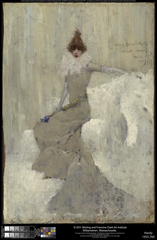 Sarah Bernhardt, 1889, Dudley Hardy