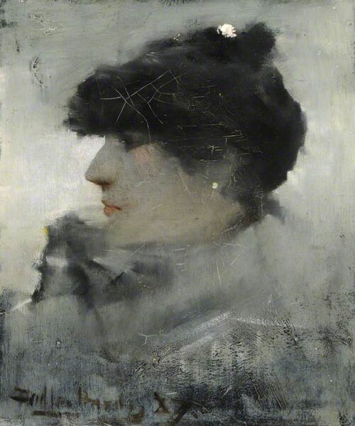 Madame Sarah Bernhardt (1844–1923), 1887, Dudley Hardy