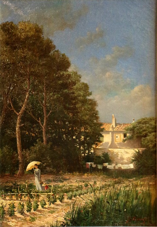 Jardin à Sète, , Jules Troncy