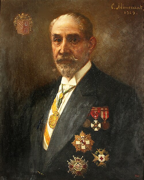 Retrat del Marquès Josep Ferrer-Vidal Soler, 1929, Cristòfol Montserrat i Jorba