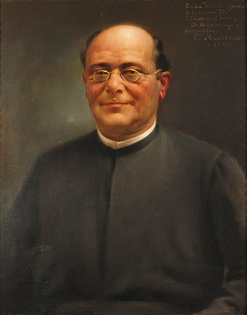Retrat del P. Eduardo Llanas, 1921, Cristòfol Montserrat i Jorba
