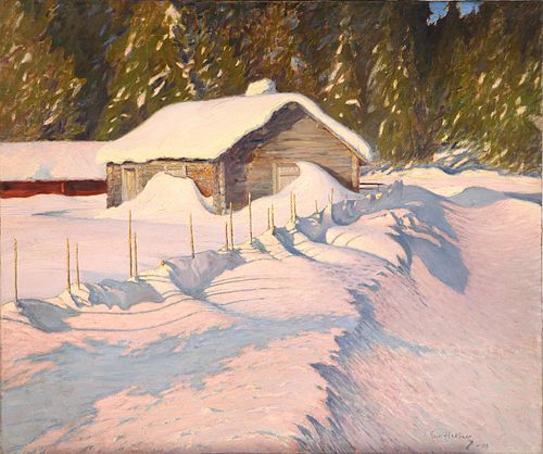 The snow, 1908, Erik Hedberg