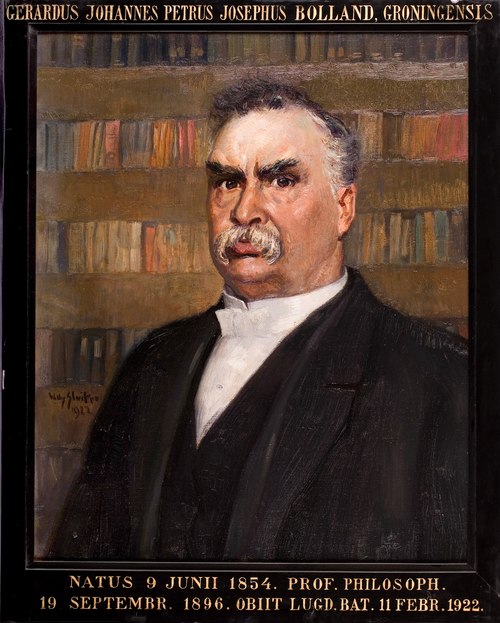 Portret van Gerardus Johannes Petrus Josephus Bolland, hoogleraar Wijsbegeerte te Leiden, 1922, Willy Sluiter