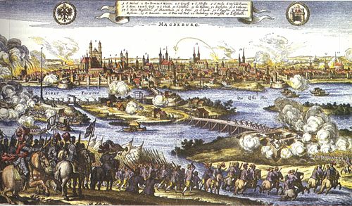 Sack of Magdeburg (painting), 1659, Matthäus Merian