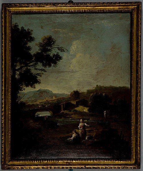 Landscape with Figures, , Giuseppe Zais