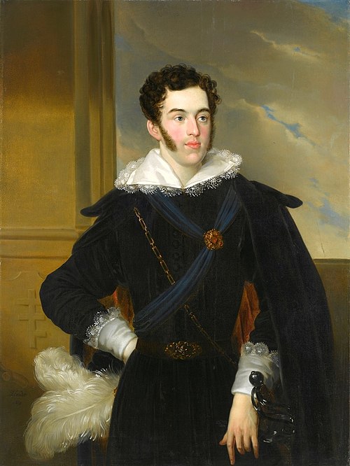 Portrait d'August Potocki (1806-1867)., 1829, Johann Ender